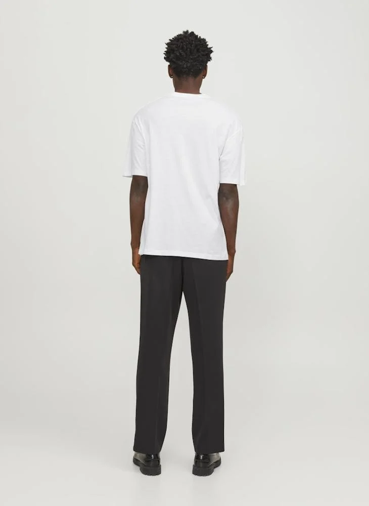 JACK & JONES  Casual Crew Neck Regular Fit T-Shirt for Men | Best Price UAE